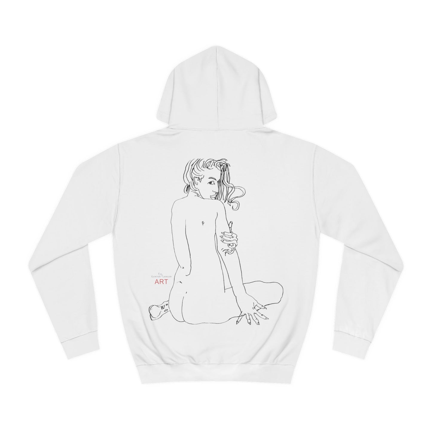 Unisex College Hoodie - Motiv Front Emilia (klein) & Rückseite Emilia