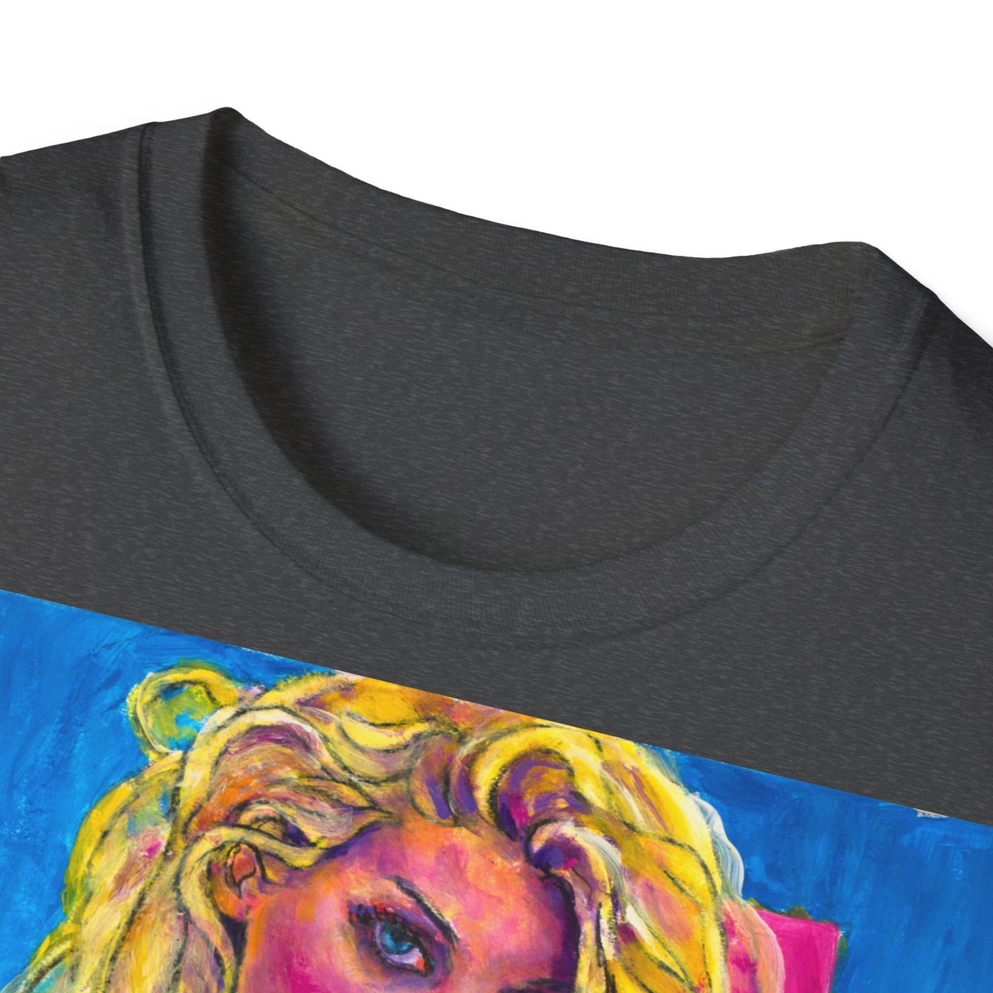 Unisex Softstyle T-Shirt - Motiv: Front Maria  H 49cm Korr2 sw