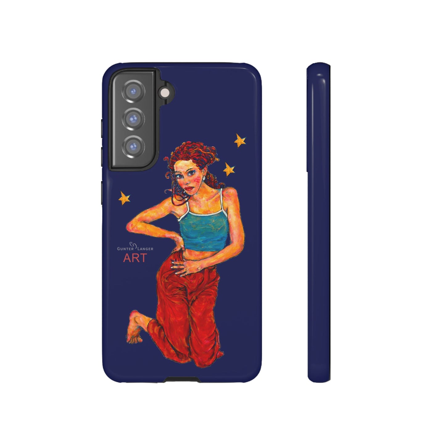 Tough Cases - Google Pixel - Samsung Galaxy - Motiv: Lea, Sternenhimmel