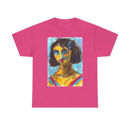 Unisex Heavy Cotton Tee - Motiv: Front Frechdax