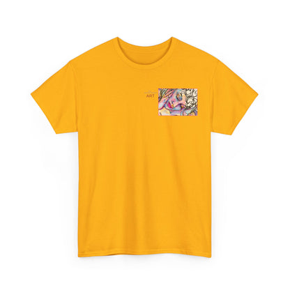 Unisex Heavy Cotton Tee - Motiv:  Motiv: Front Mara, H 9 cm & Rückseite Mara, H 27 cm