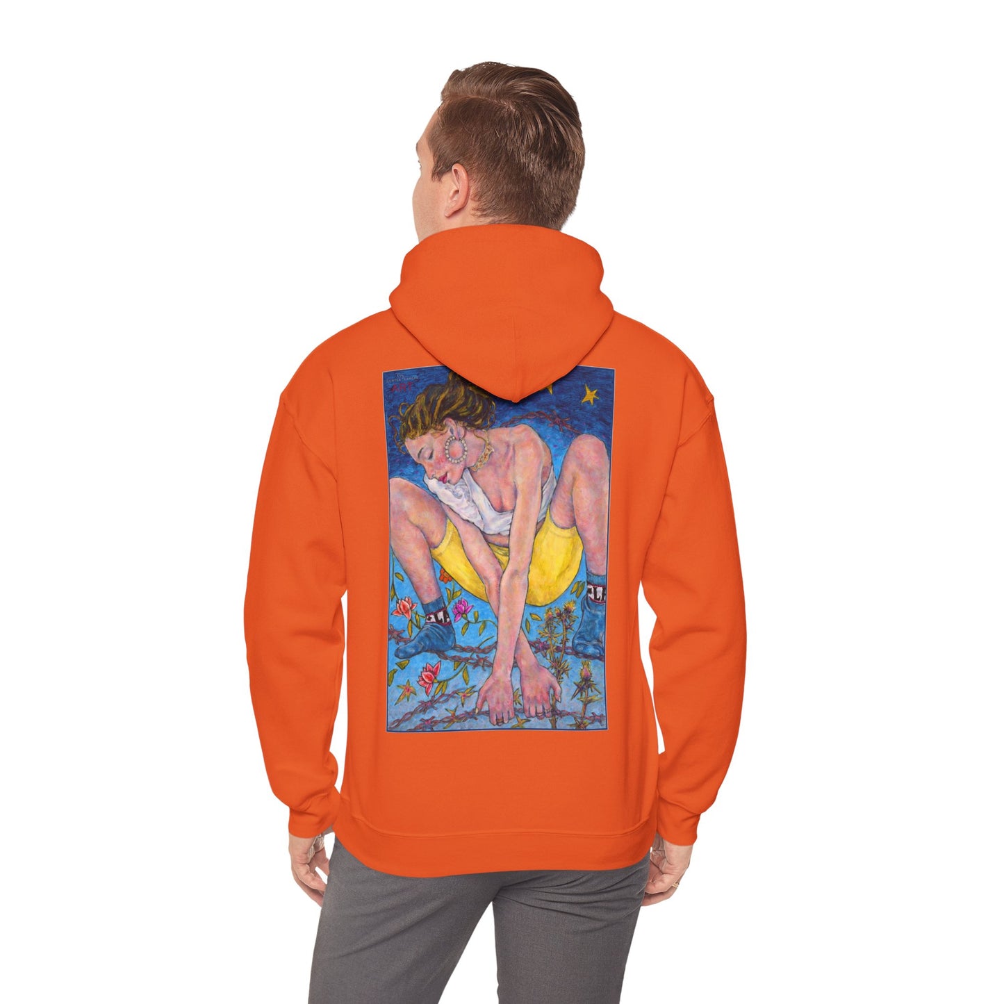 Unisex Heavy Blend™ Hooded Sweatshirt - Motiv: Rückseite "Alva", H43 cm