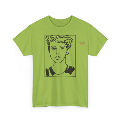 Unisex Heavy Cotton Tee  - Motiv: Front Lars, Kasten, H 33 cm