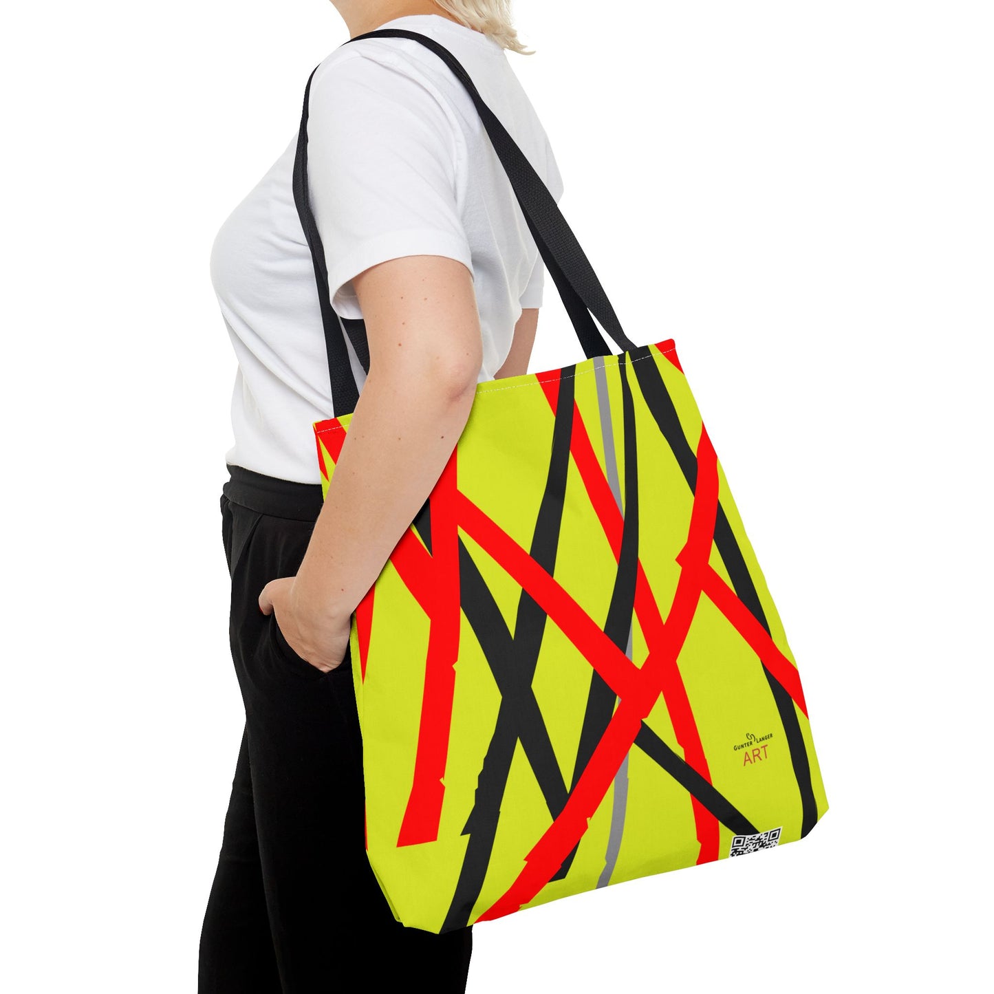 Tote Bag (AOP) - Motiv: Mikado, Hellgrün