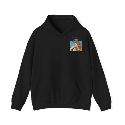 Unisex Heavy Blend™ Hooded Sweatshirt - Motiv: Front Ida, (Ausschnitt H 8,5 cm) & Rückseite Ida, H 42,5 cm