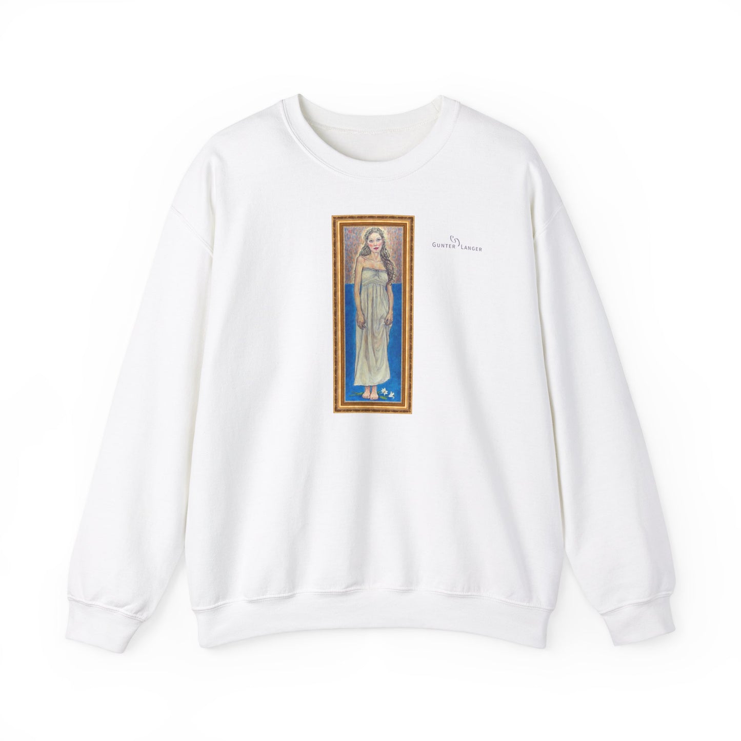 Unisex Heavy Blend™ Crewneck Sweatshirt - Motiv: Front Marie (gerahmt)