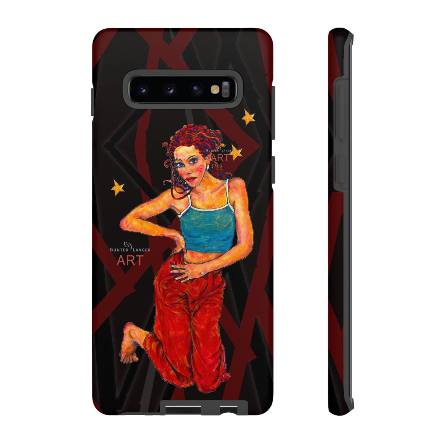 Tough Cases - Google Pixel - Samsung Galaxy - Motiv: Lea, Sternenhimmel, Mikado3