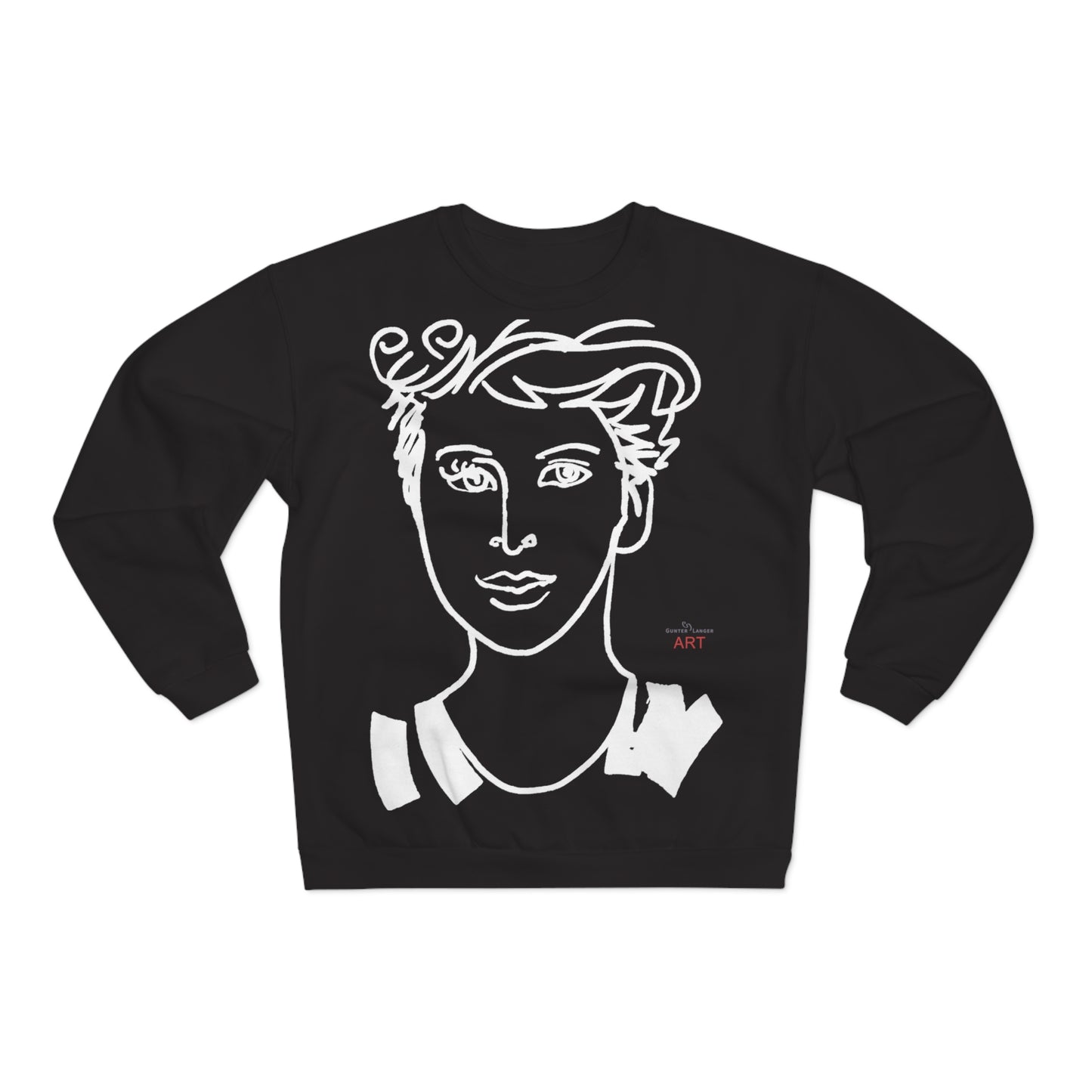 Unisex Crew Neck Sweatshirt (EU) - Motiv Lars & Lars (weiß)