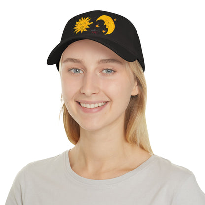 Low Profile Baseball Cap - Motiv: Sonne Mond und Sterne