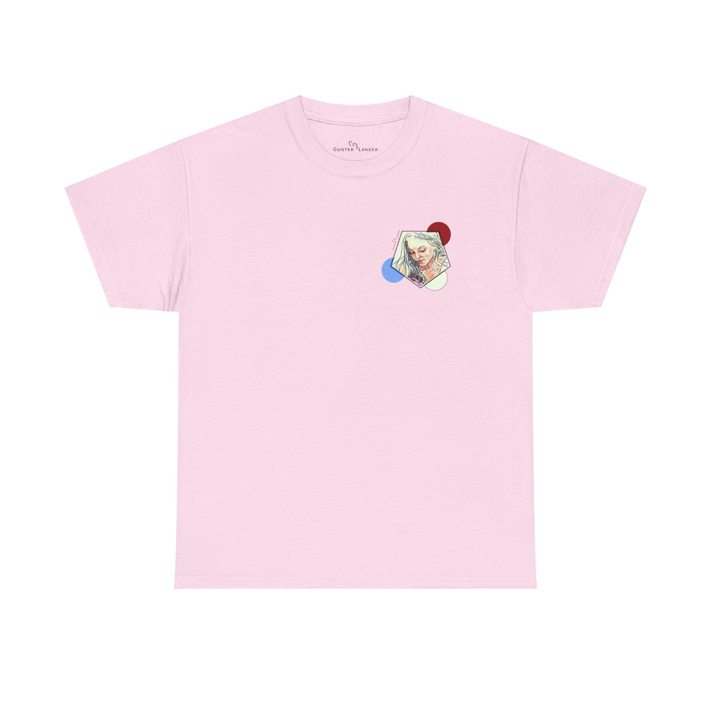 Unisex Heavy Cotton Tee - Motiv: Front Clivia, Neck Label
