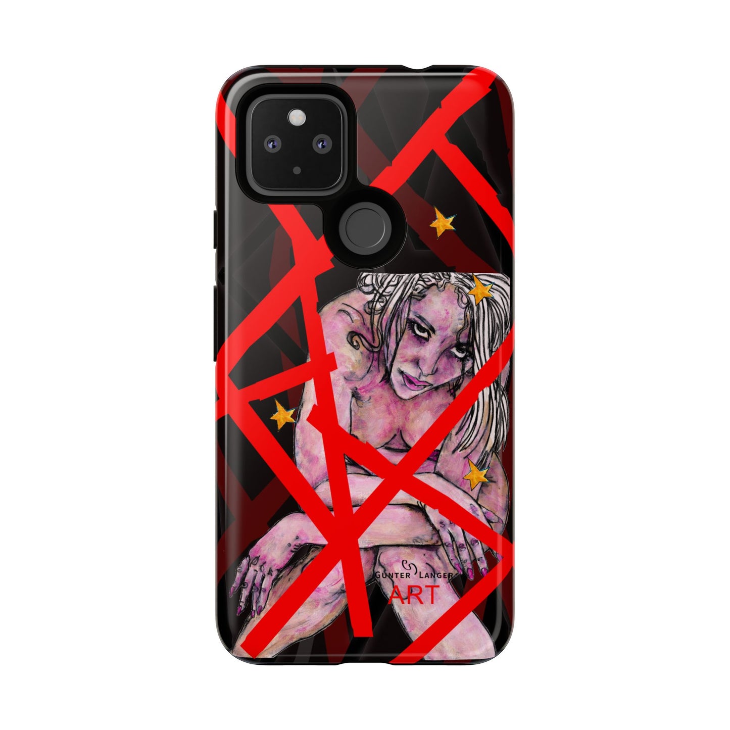 Tough Cases - Google Pixel - Samsung Galaxy - Motiv: Stella, Mikado