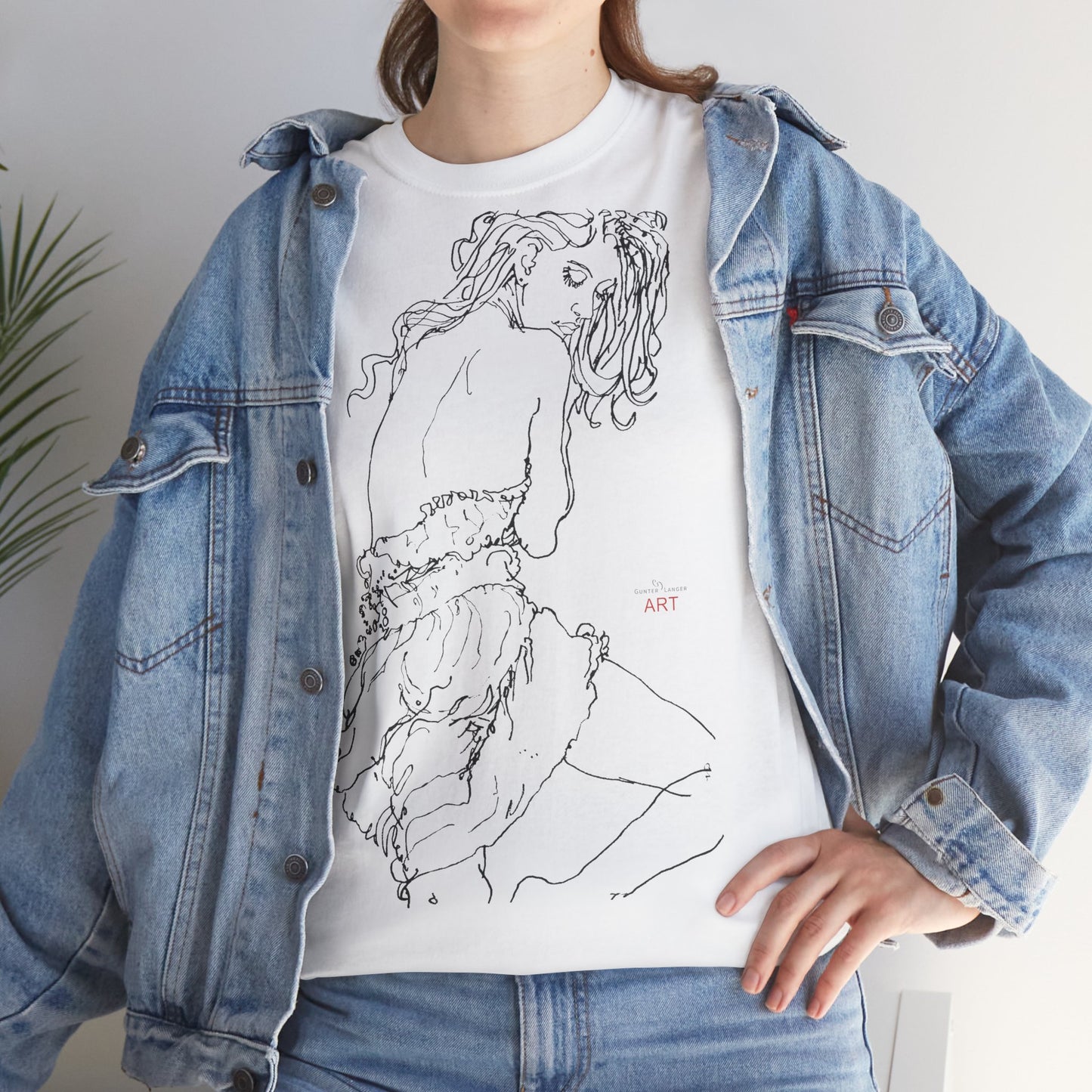 Unisex Heavy Cotton Tee - Motiv: Front Giselle