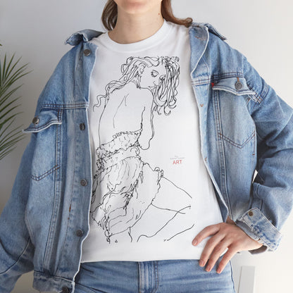 Unisex Heavy Cotton Tee - Motiv: Front Giselle
