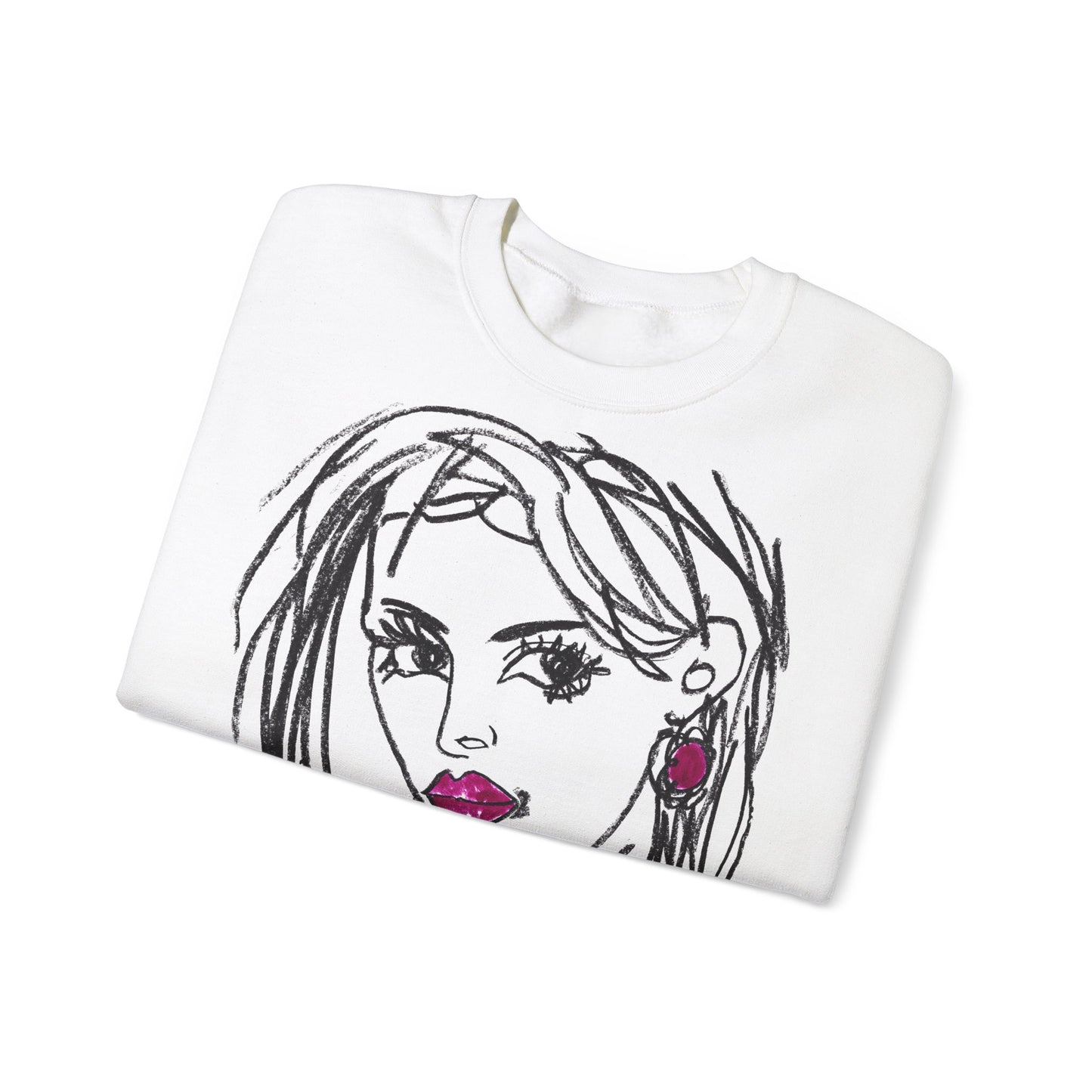 Unisex Heavy Blend™ Crewneck Sweatshirt - Motiv Front Raja