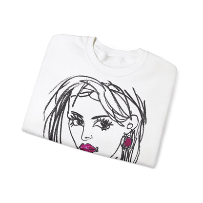 Unisex Heavy Blend™ Crewneck Sweatshirt - Motiv Front Raja