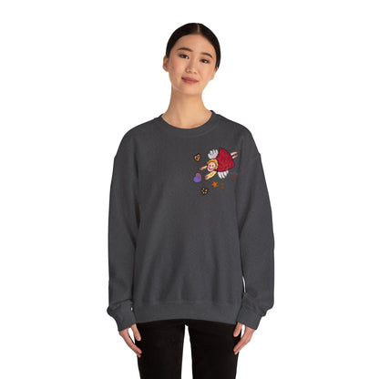 Unisex Heavy Blend™ Crewneck Sweatshirt - Motiv: Front Engel 3, H 11 cm