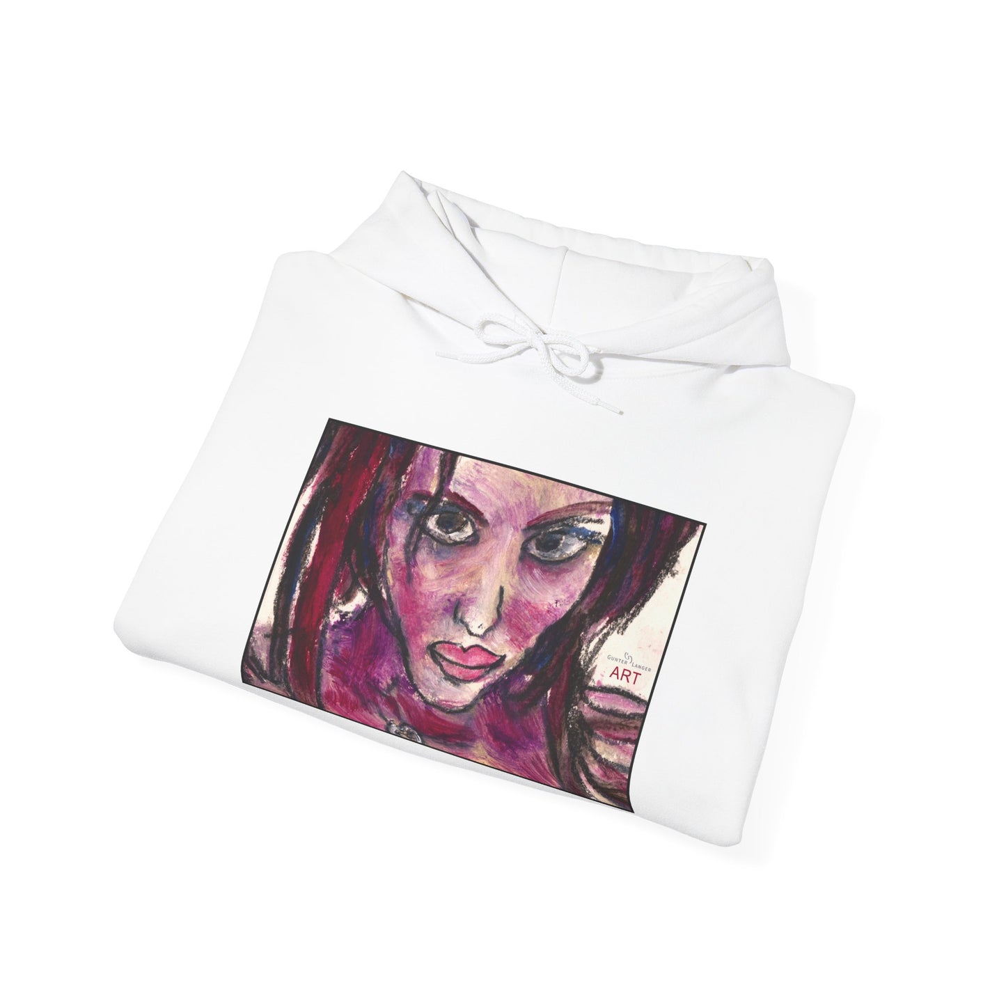 Unisex Heavy Blend™ Hooded Sweatshirt - Motiv Frontseite "Lola", H 19 cm