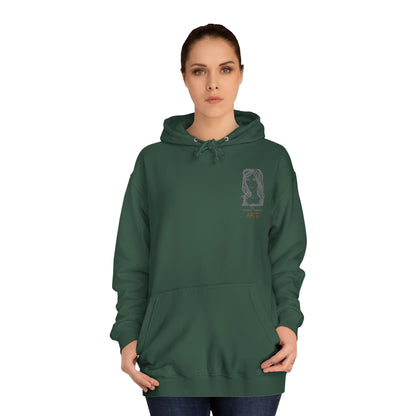 Unisex College Hoodie - Motiv: Esther grau klein & Esthe grau 2.2