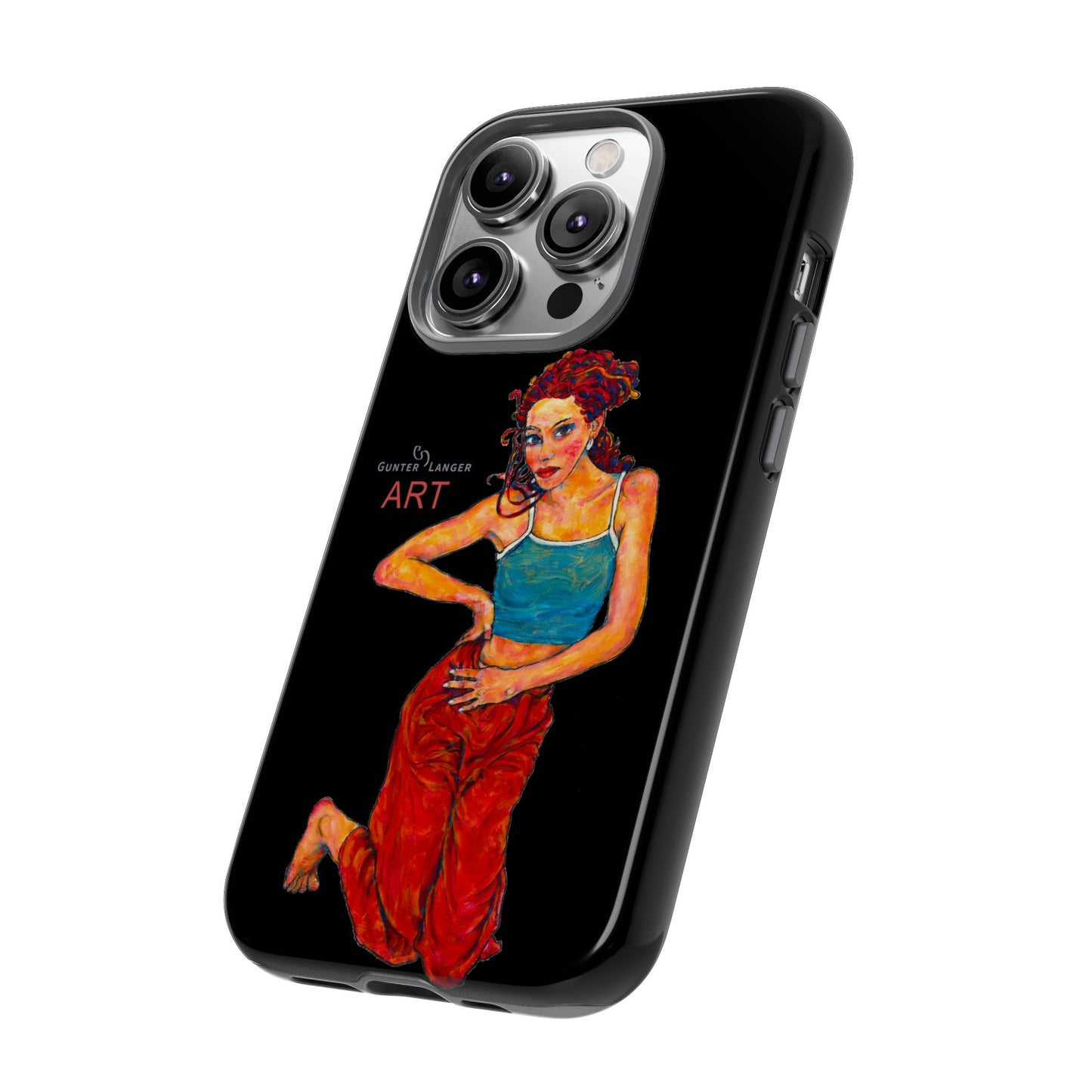 Tough Cases - iPhone - Motiv: Lea, Schwarz