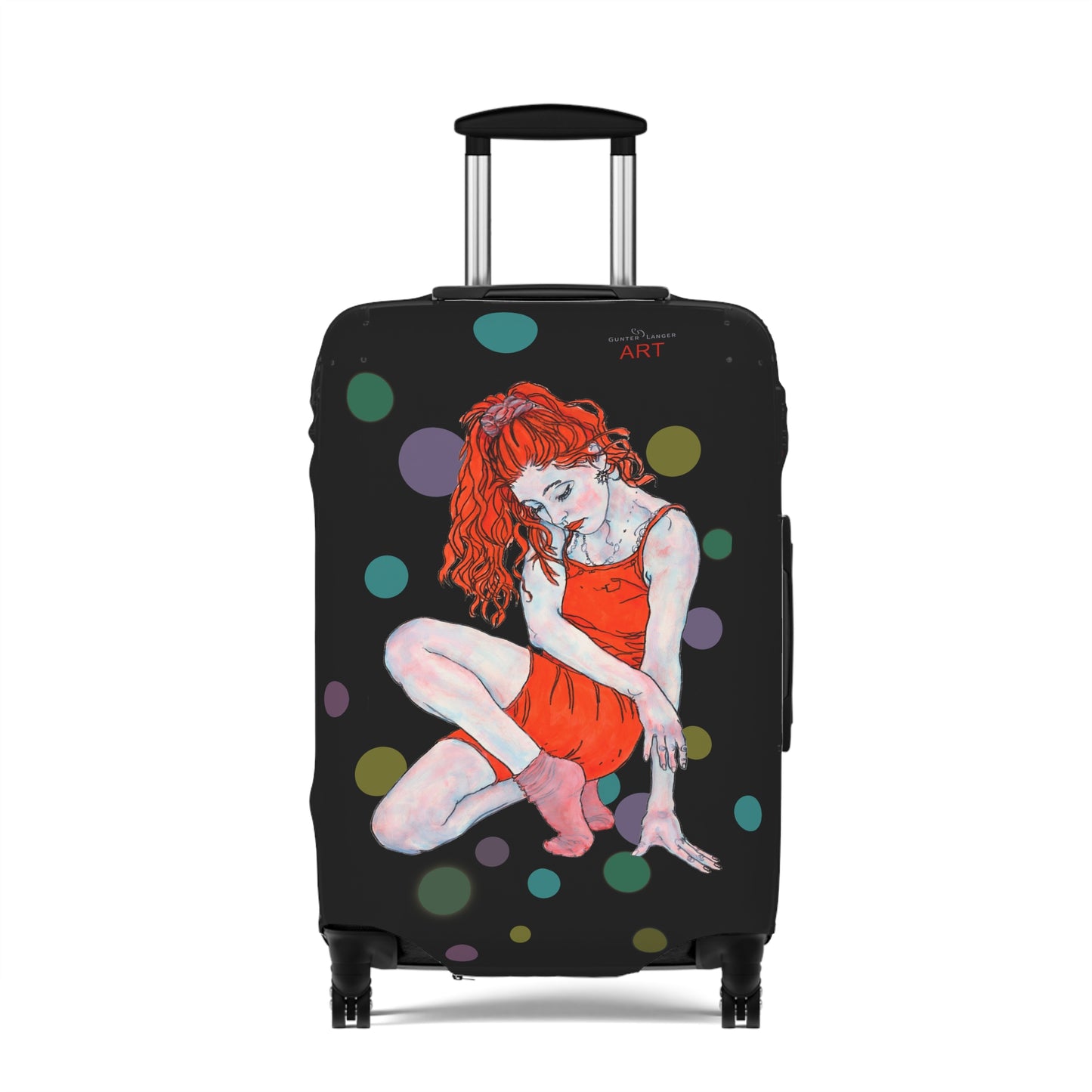 Luggage Cover - Motiv: Julia, Farbkreise