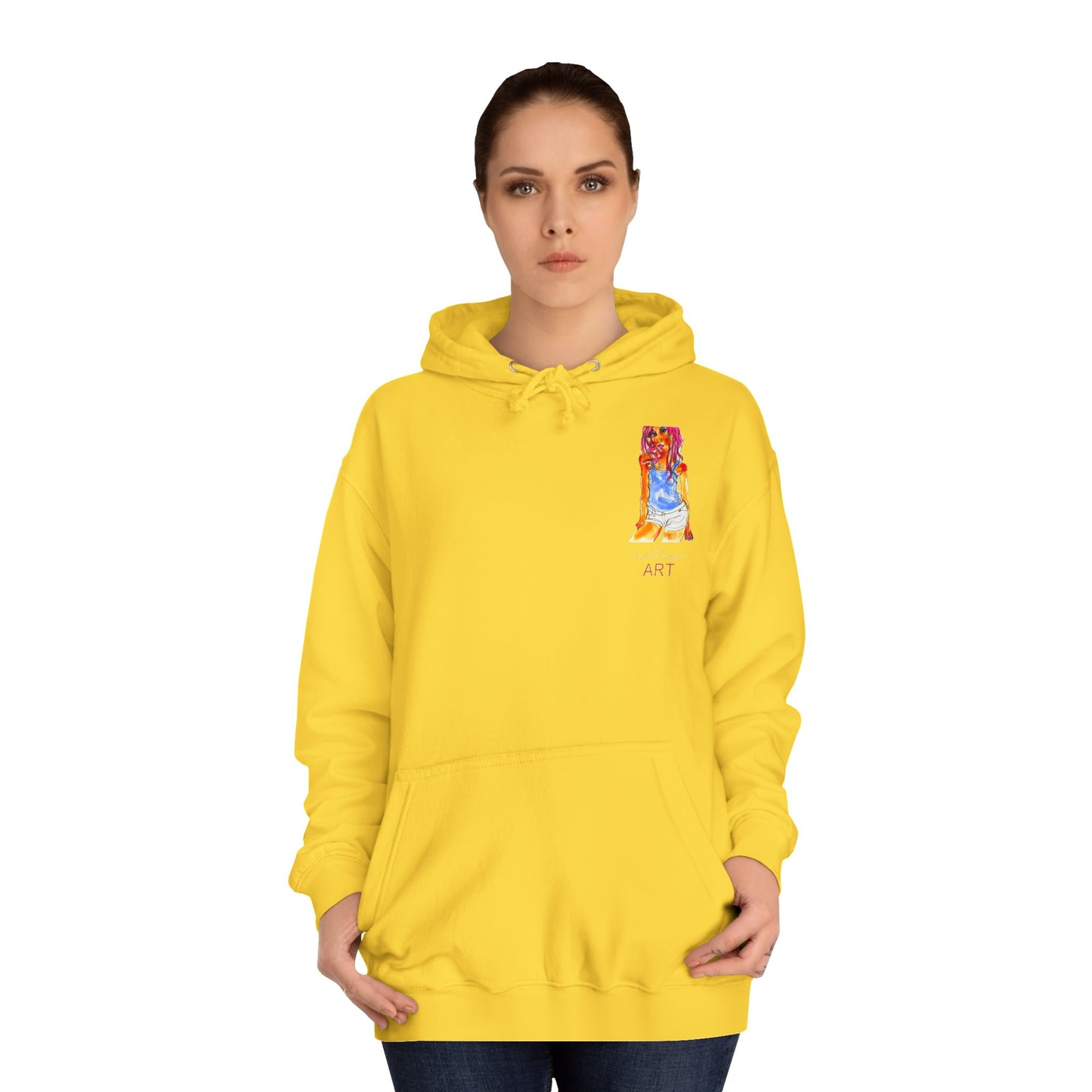 Unisex College Hoodie -  Motiv: Steffi (klein) & Steffi