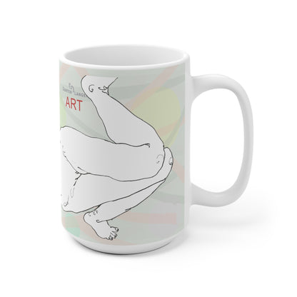 Ceramic Mug (EU) - Motiv: Leonie, Mikado, Farbkreise