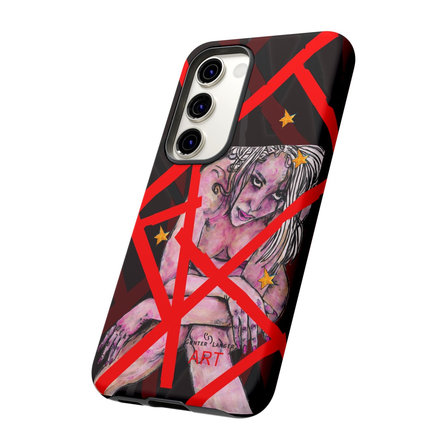 Tough Cases - Google Pixel - Samsung Galaxy - Motiv: Stella, Mikado