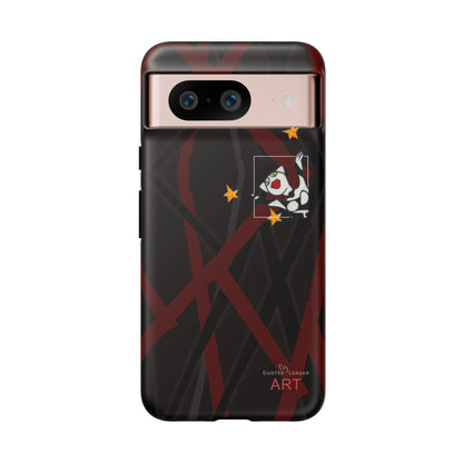 Tough Cases - Google Pixel - Samsung Galaxy - Motiv:  "Miau" klein H 8 cm, Sternenhimmel, Mikado3