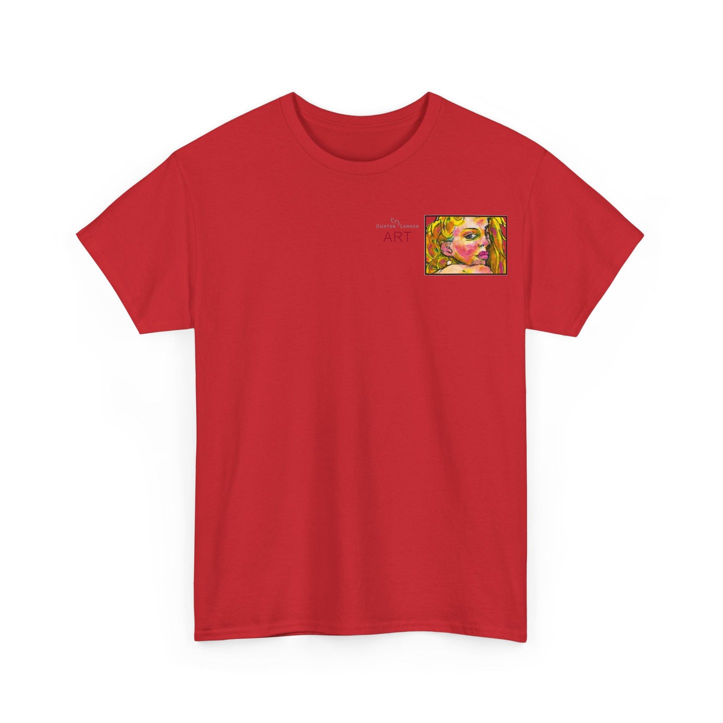 Unisex Heavy Cotton Tee - Motiv: Romina, H 7 cm