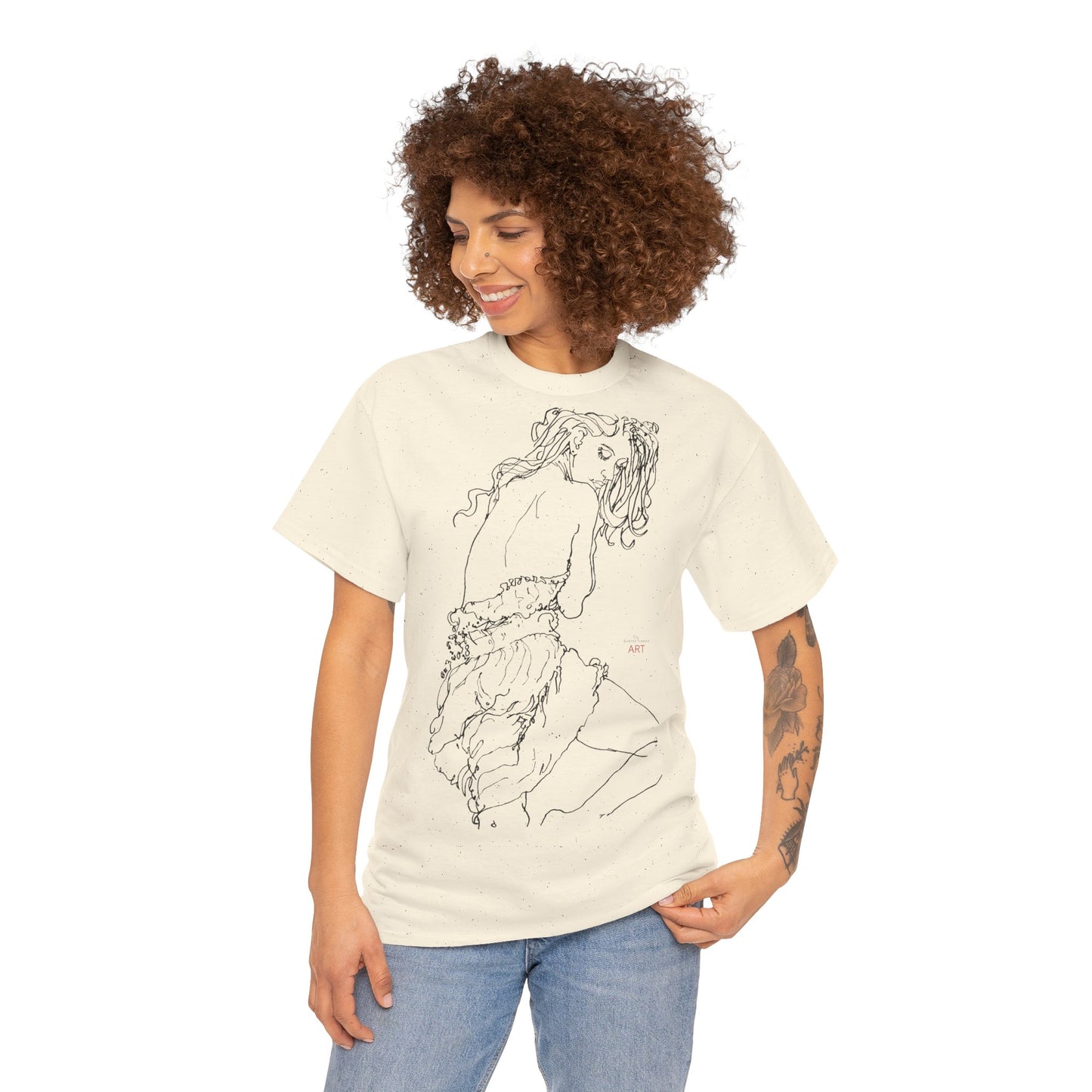 Unisex Heavy Cotton Tee - Motiv: Front Giselle