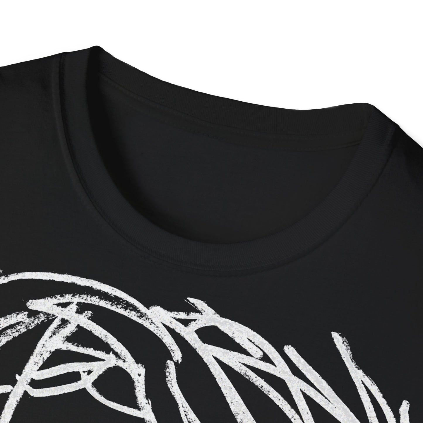 Unisex Softstyle T-Shirt - Motiv: Front Raja, H 49cm sw