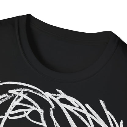 Unisex Softstyle T-Shirt - Motiv: Front Raja, H 49cm sw