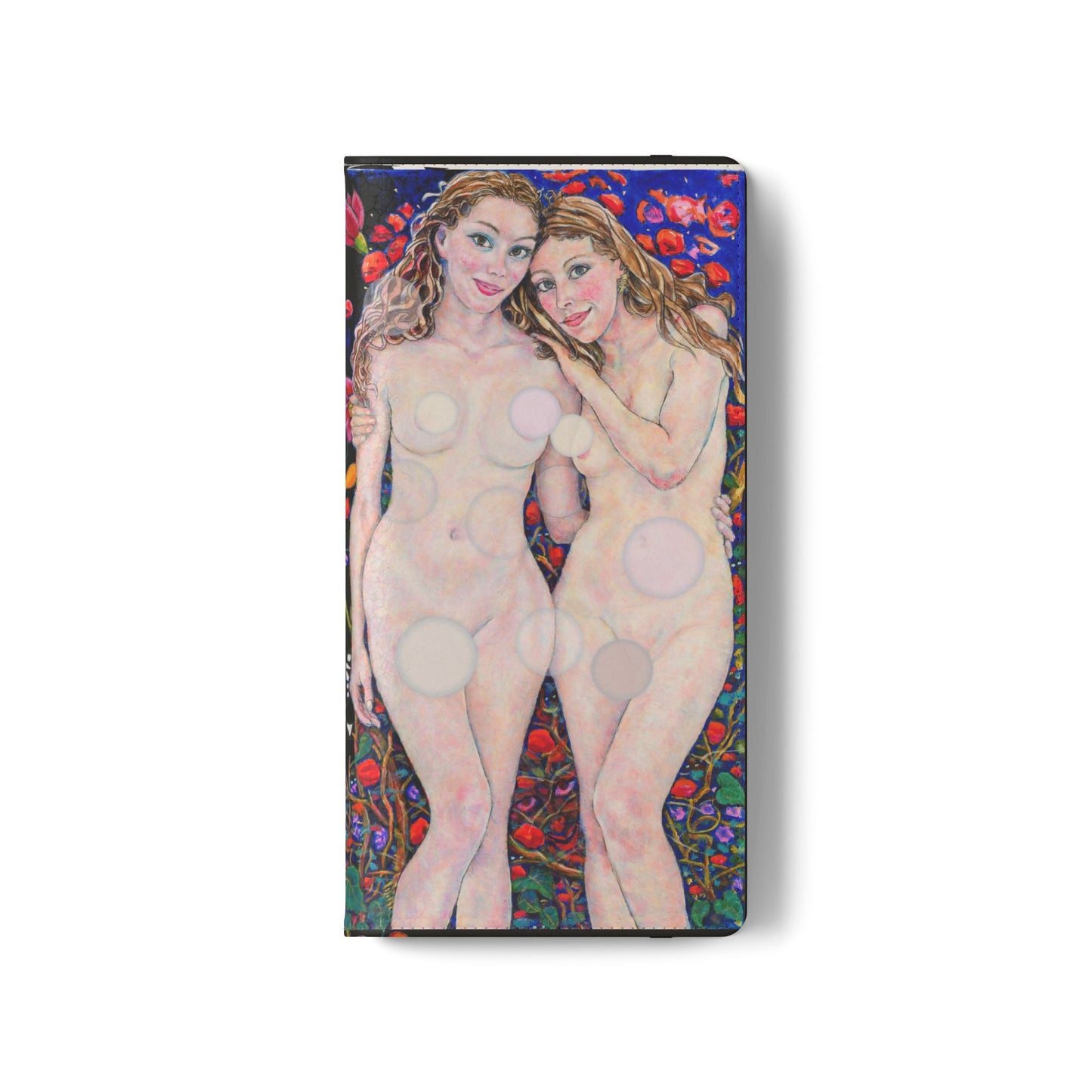 Flip Cases - Motiv: Waldnymphen, Schwarz, Seifenblasen