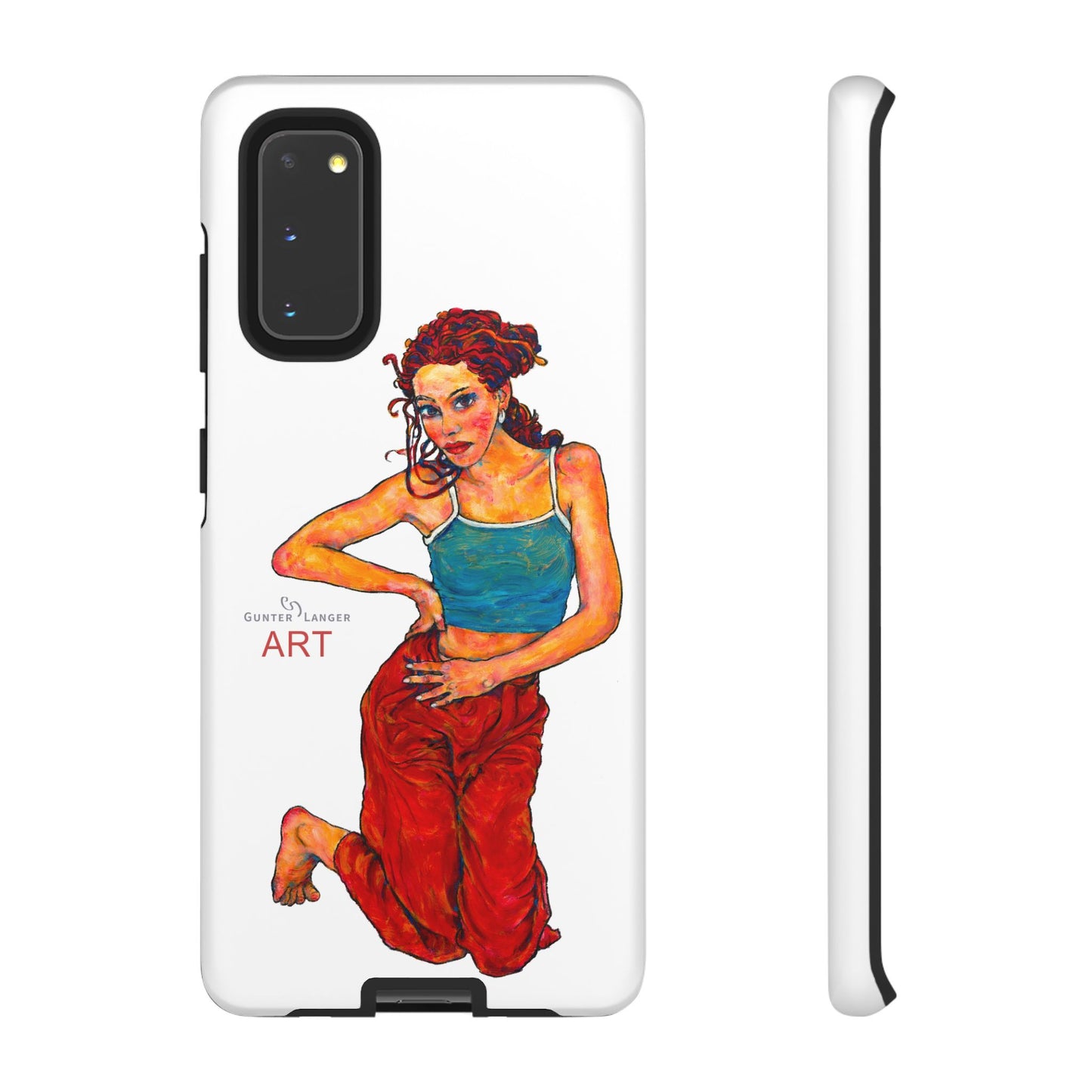 Tough Cases - Google Pixel - Samsung Galaxy - Motiv: Lea, Weiß