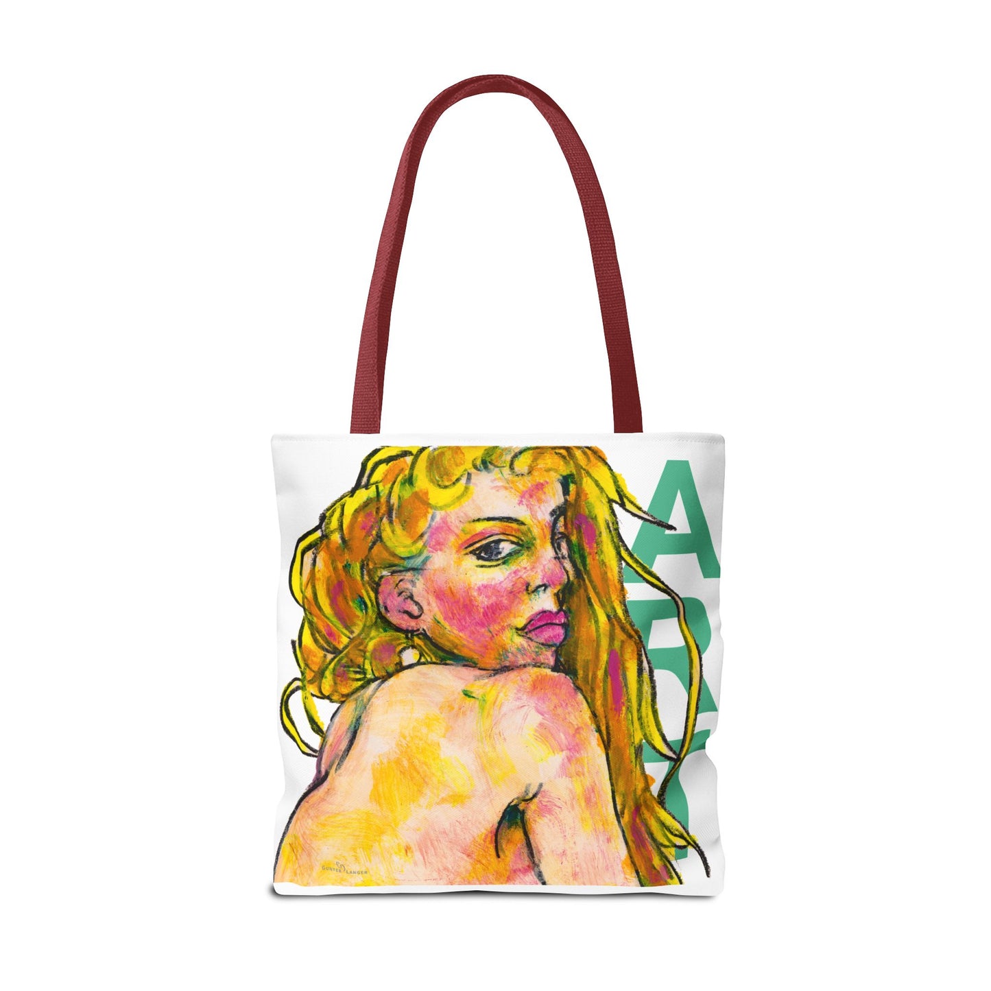 Tote Bag (AOP) - Motiv: Camilla - Leni & Romina, Weiß