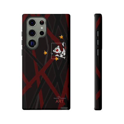 Tough Cases - Google Pixel - Samsung Galaxy - Motiv:  "Miau" klein H 8 cm, Sternenhimmel, Mikado3
