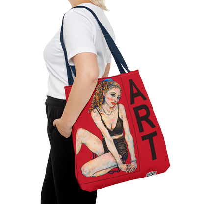 Tote Bag (AOP) - Motiv: Francis & Francis - Rot 41,8cm