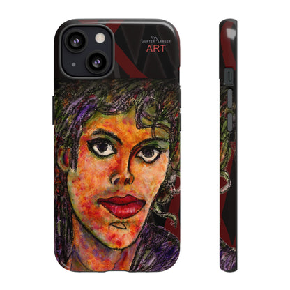 Tough Cases - iPhone - Motiv: MJ, Schwarz