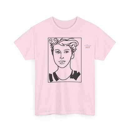 Unisex Heavy Cotton Tee  - Motiv: Front Lars, Kasten, H 33 cm