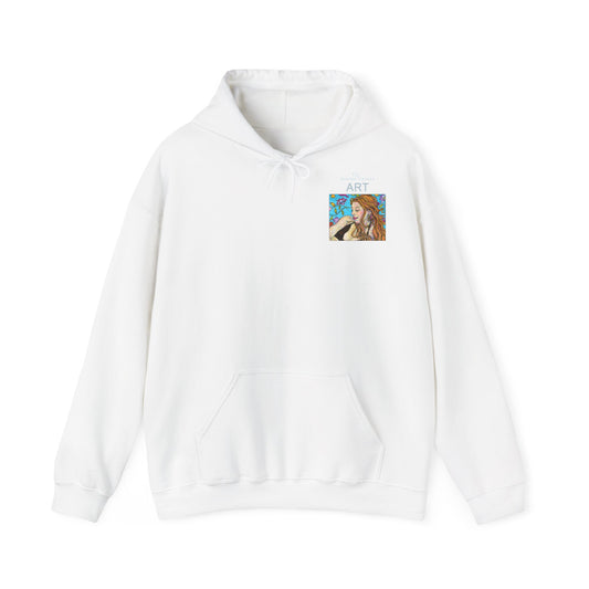 Unisex Heavy Blend™ Hooded Sweatshirt - Motiv: Front Ida, (Ausschnitt H 8,5 cm) & Rückseite Ida, H 42,5 cm