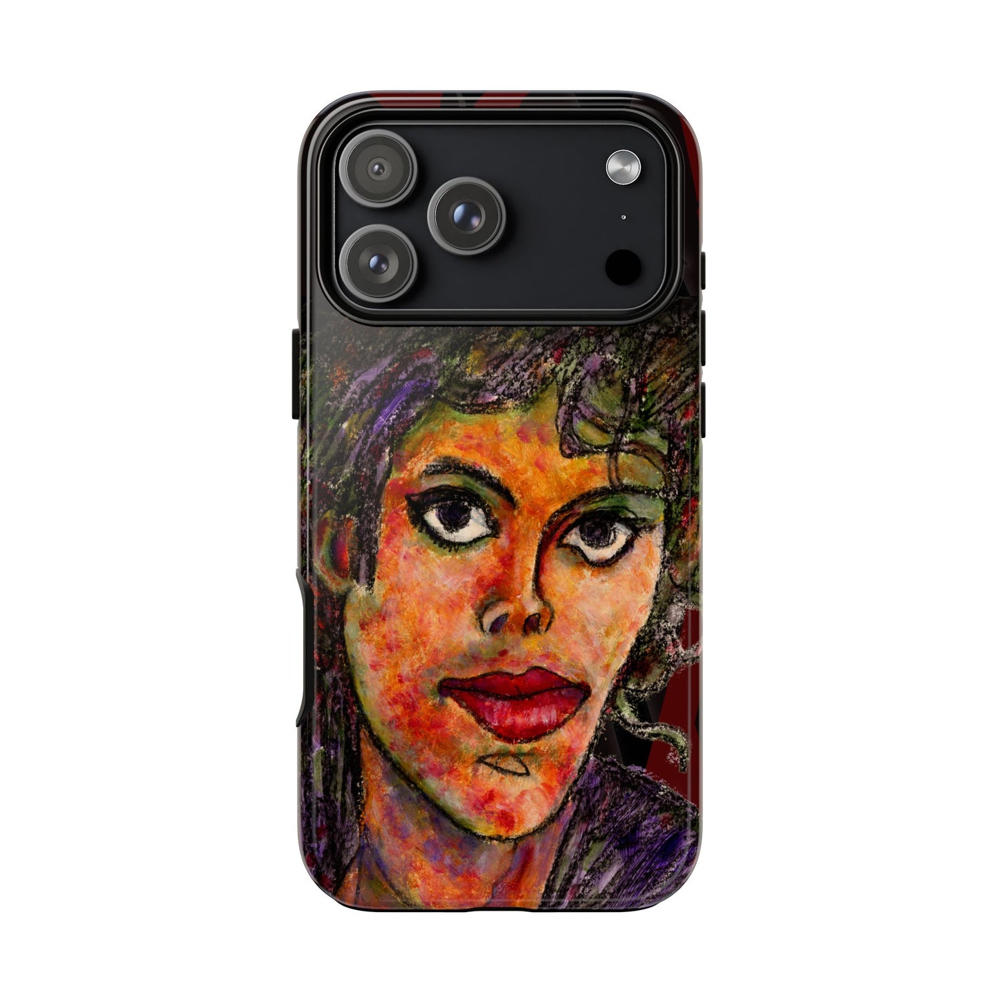 Tough Cases - iPhone - Motiv: MJ, Schwarz