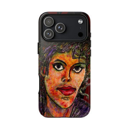 Tough Cases - iPhone - Motiv: MJ, Schwarz