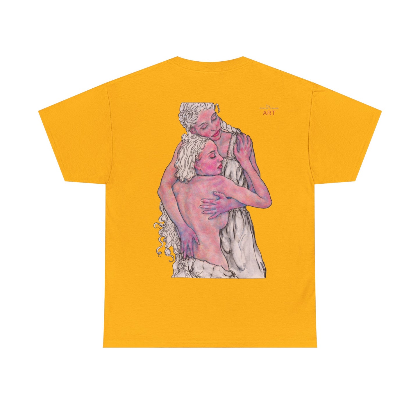 Unisex Heavy Cotton Tee - Motiv: Rückseite Zuflucht (groß)