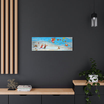 Matte Canvas, Stretched, 1.25" - Motiv: Weihnachten