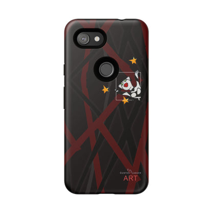 Tough Cases - Google Pixel - Samsung Galaxy - Motiv:  "Miau" klein H 8 cm, Sternenhimmel, Mikado3