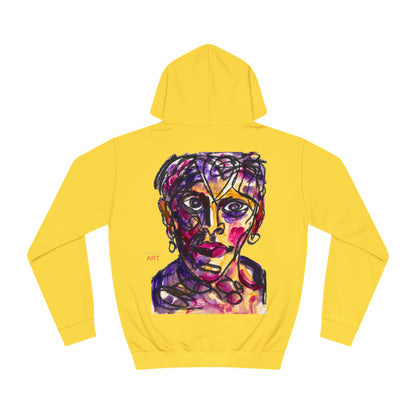 Unisex College Hoodie - Motiv: Front Auge & Rückseite Robert