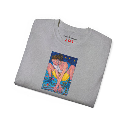 Unisex Ultra Cotton Tee - Motiv: Alva & Alva, Neck Label