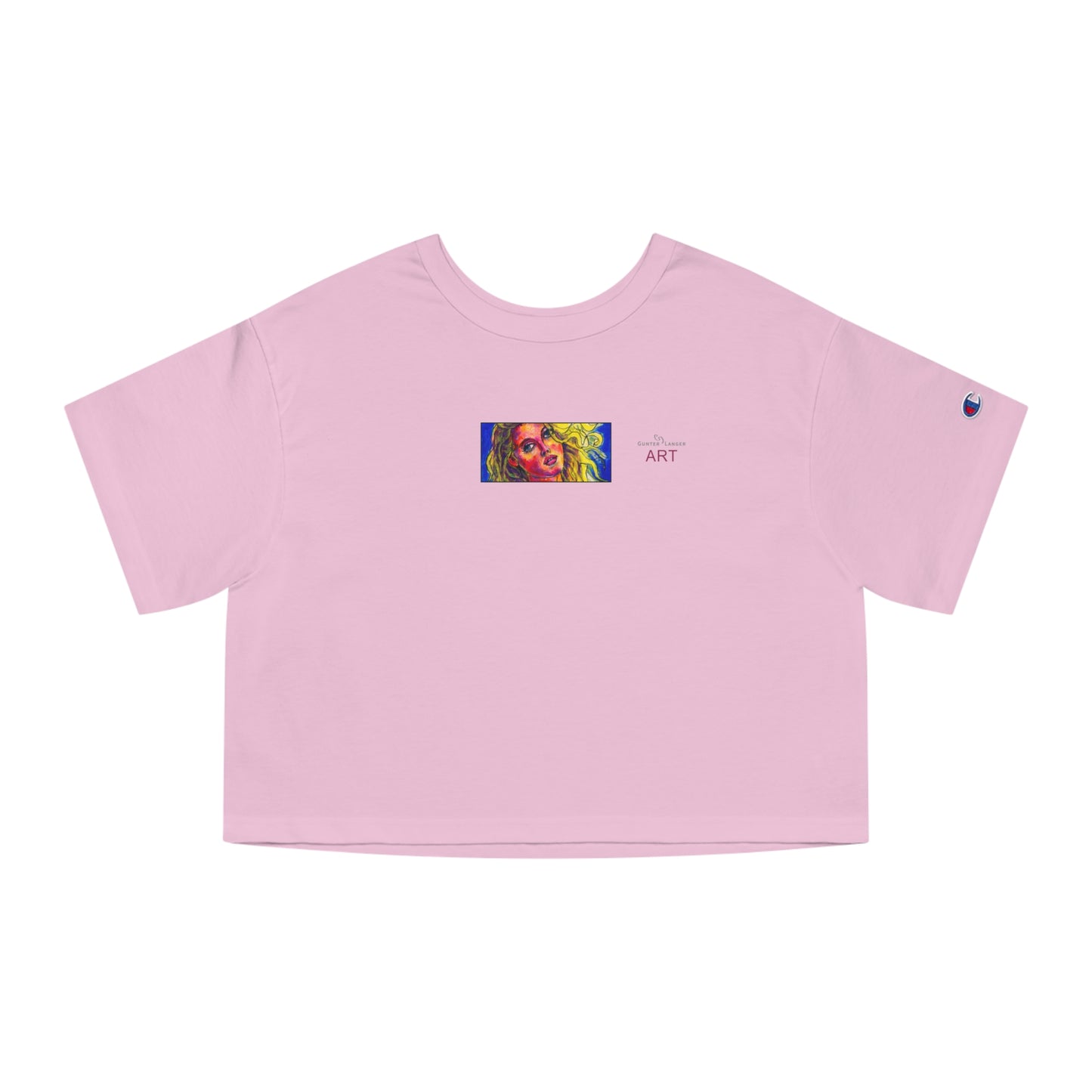 Champion Women's Heritage Cropped T-Shirt - Motiv: Front, Mascha, h 5 cm