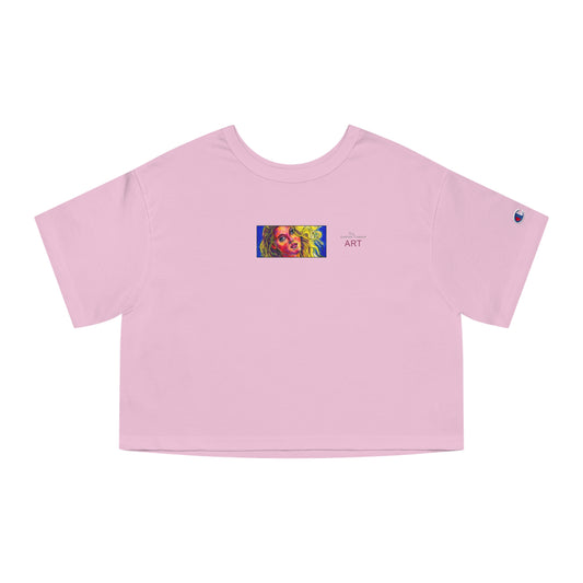 Champion Women's Heritage Cropped T-Shirt - Motiv: Front, Mascha, h 5 cm