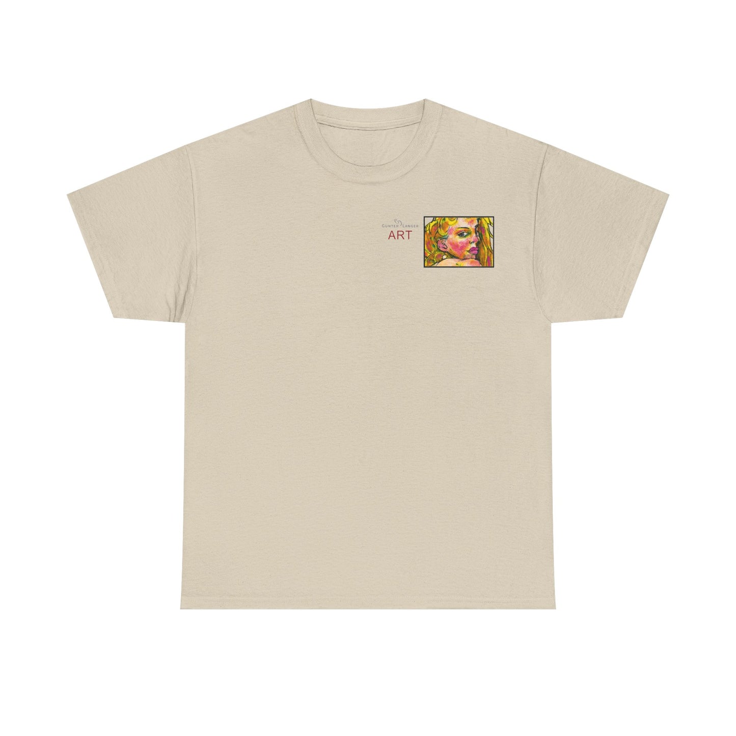 Unisex Heavy Cotton Tee - Motiv: Romina, H 7 cm